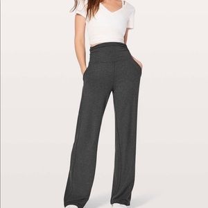 Lululemon wide leg take it easy lounge pants